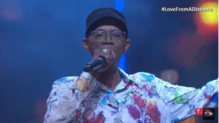 Reggae artiste Beres Hammond performs live during the online “Love from a Distance” concert on Sunday, February 28, 2021.