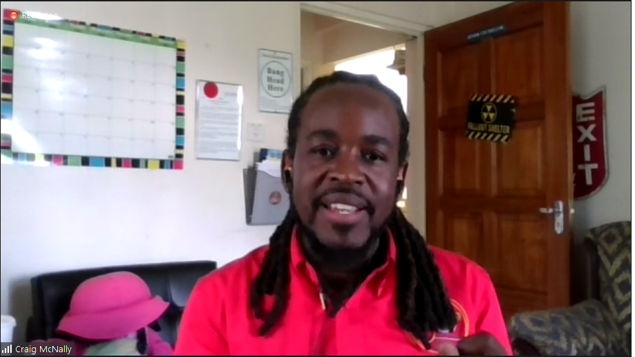 Craig McNally, Senior Counsellor at the Papine campus of UTech Jamaica speaks at the webinar themed ‘Working Together to Prevent Suicide’ hosted by the Counselling Unit of the University of Technology, Jamaica (UTech Ja.), on World Suicide Prevention Day last Thursday, September 10. Screenshot captured by Brittany Jackson