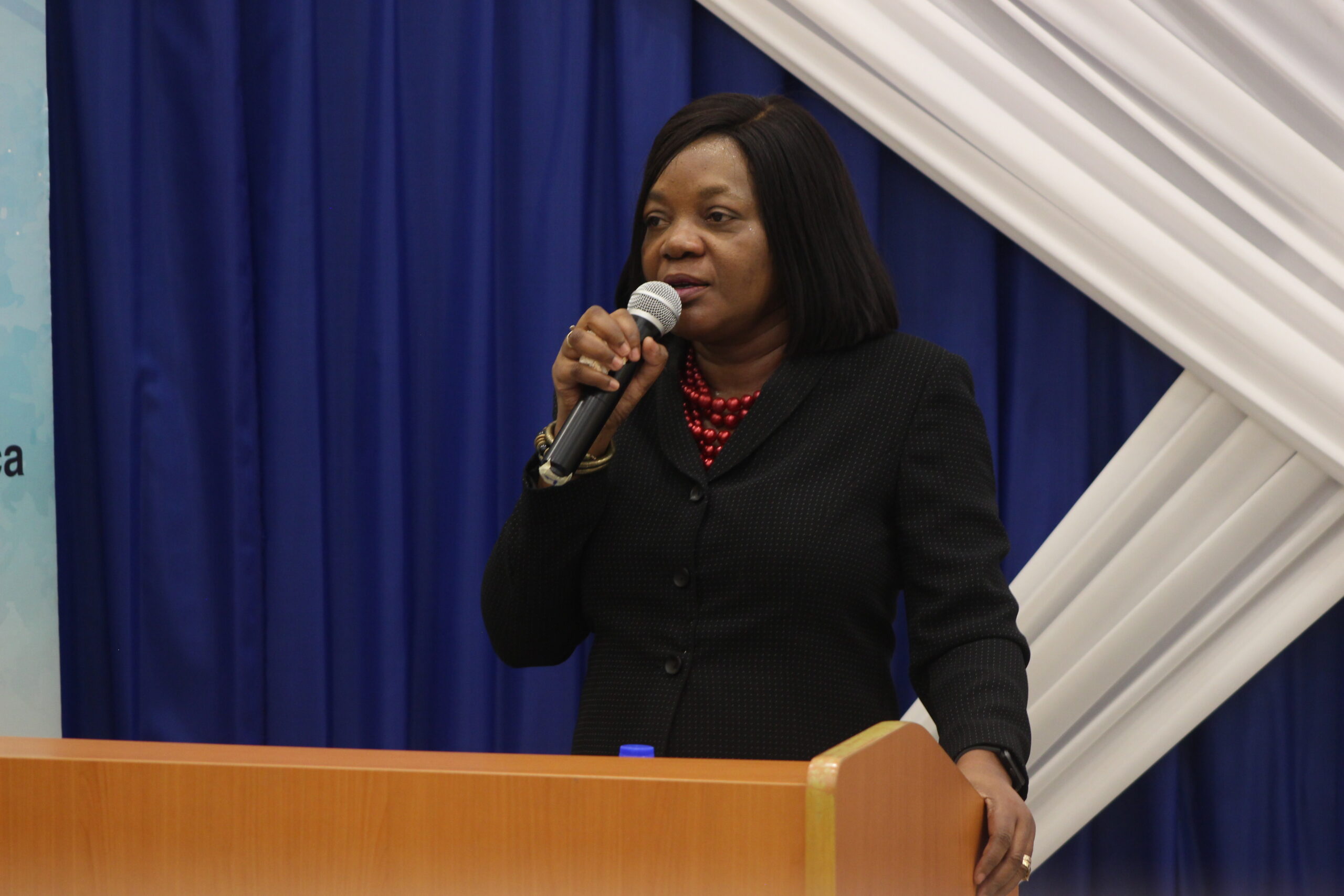 Dr. Novelette McLean- Francis, guest speaker at the Pamela Kelly Distinguished Lecture at the University of Technology, Jamaica. Photo by Travese Thomas