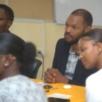 Raymond Pryce Impressed by UTech Jamaica Student Journalists